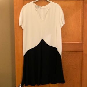 Stella McCartney Black and White Knee Length Dress size  IT 46/US 12